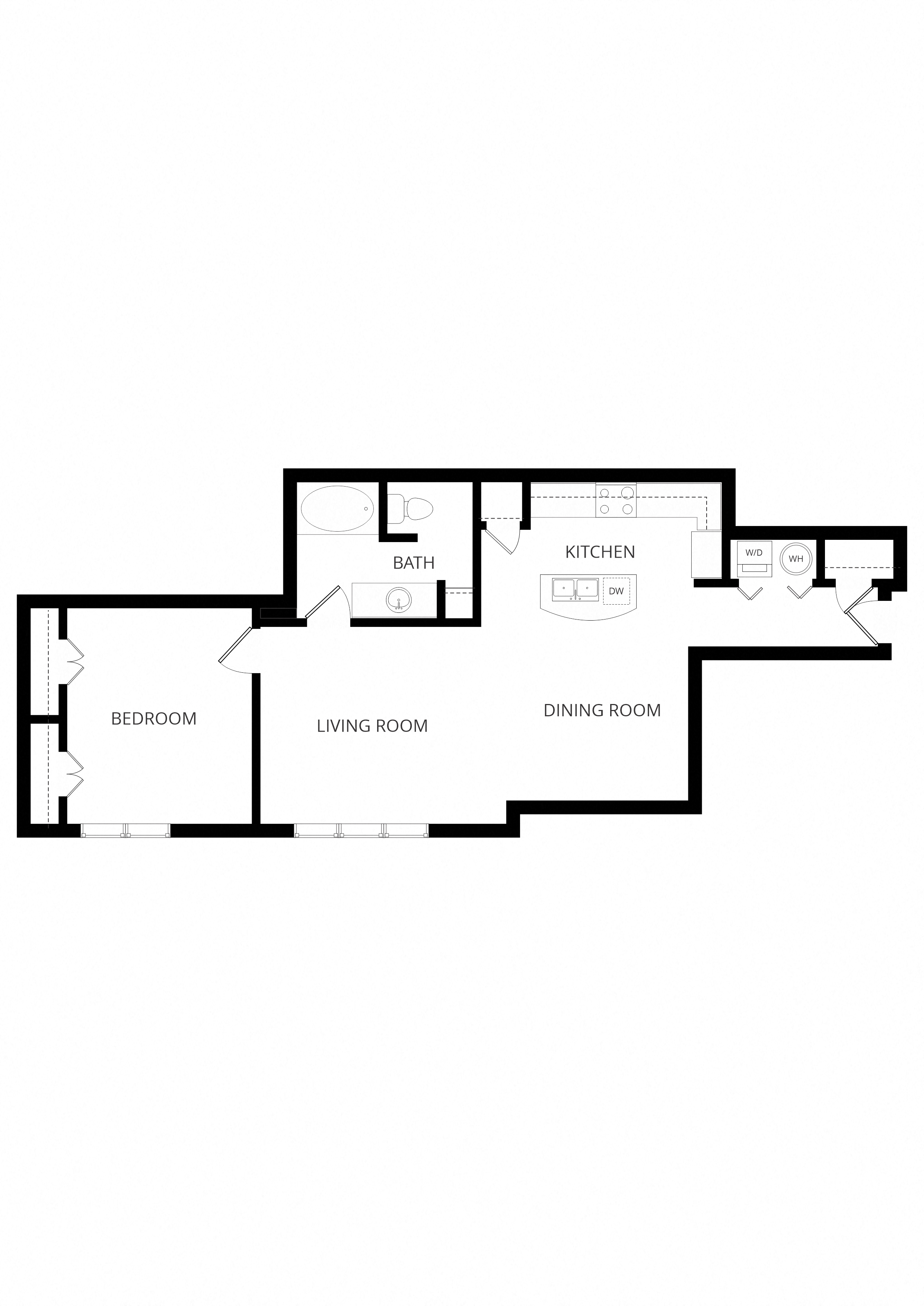Flats - A4 floor plan